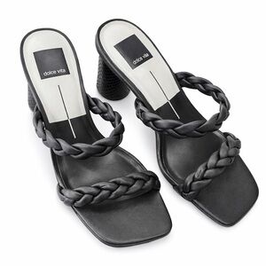 Dolce Vita braided block-heel slide sandals